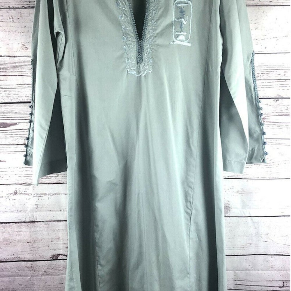 VTG JAPANESE KIMONO NIGHT SHIRT / NIGHTGOWN LONG